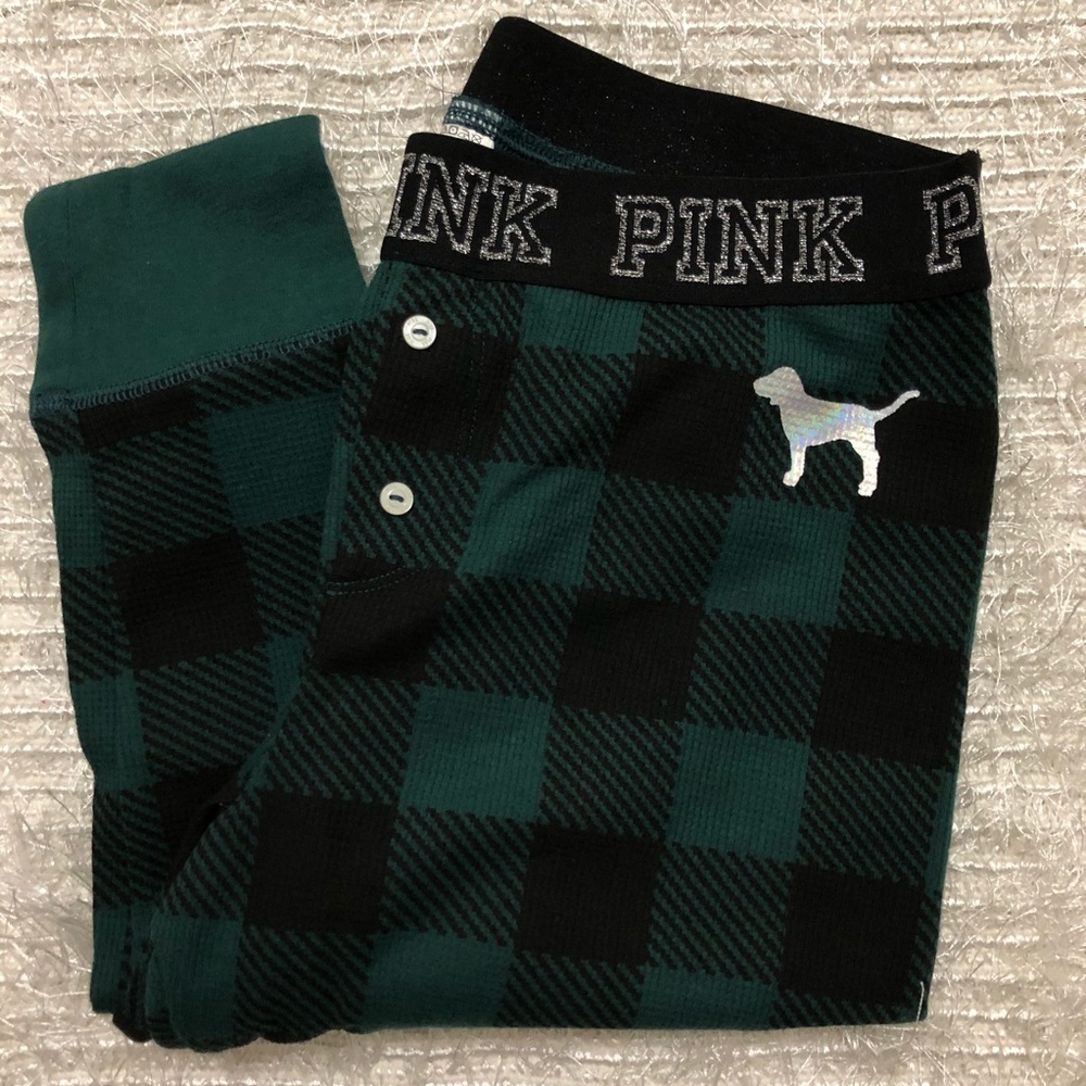 NWOT PINK Victoria’s Secret Plaid Sleep Pant